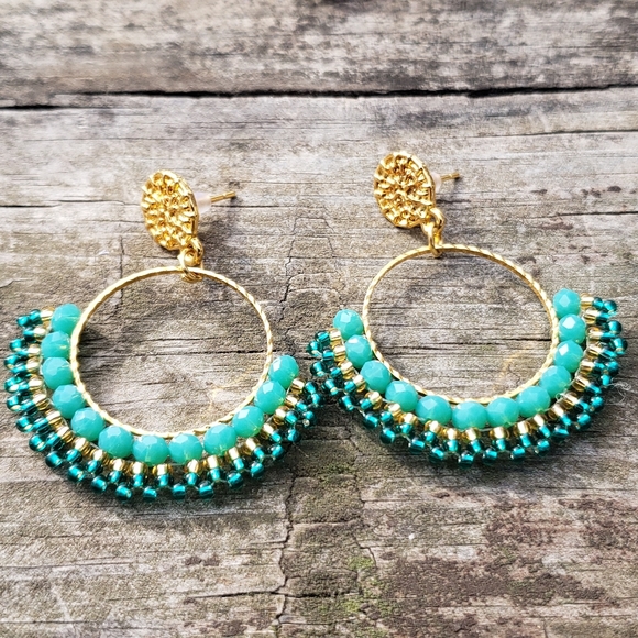 💕Handmade Colombian Earrings - Picture 2 of 2